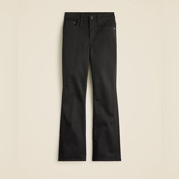 NWT J CREW Bootcut jean in black - Picture 3 of 7